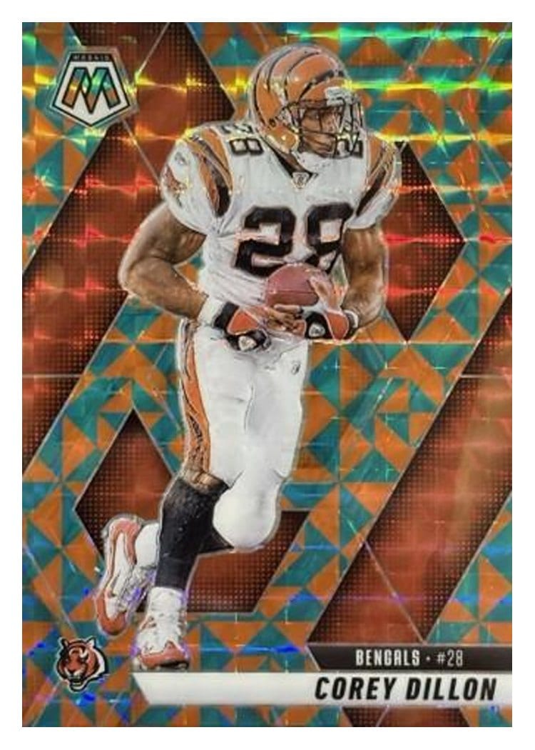 2025 Panini Mosaic Base Set Corey Dillon Tessellation #158 card