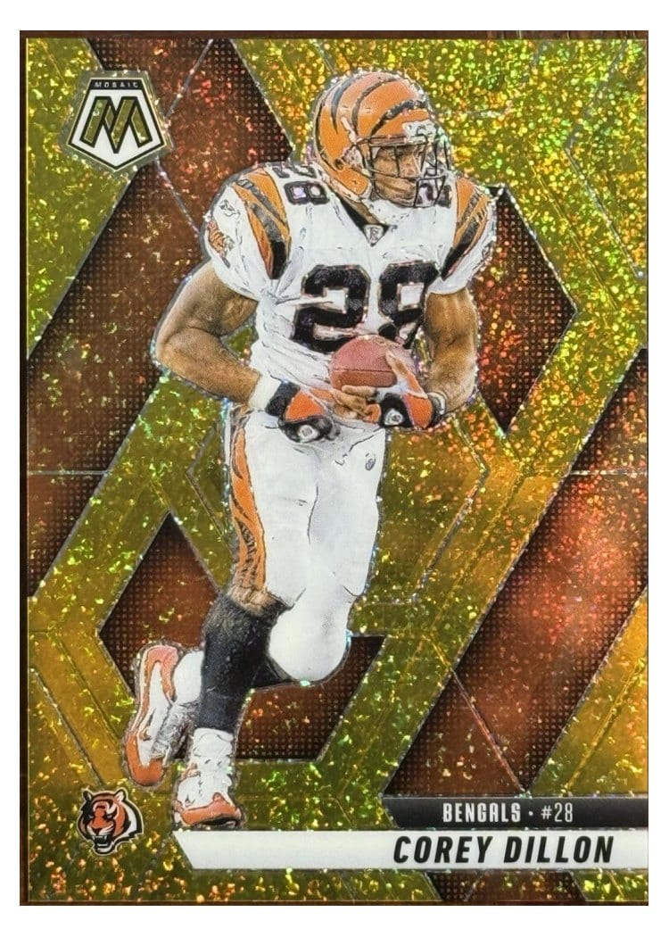 2025 Panini Mosaic Base Set Corey Dillon #158 card