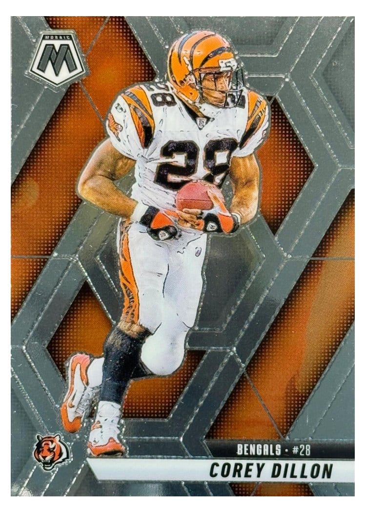 2025 Panini Mosaic Base Set Corey Dillon #158 card