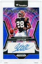 2025 Panini Prizm Black Prizmatrix Signatures Corey Dillon #13 card