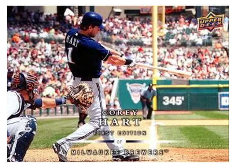 2008 Upper Deck First Edition Corey Hart #49 card