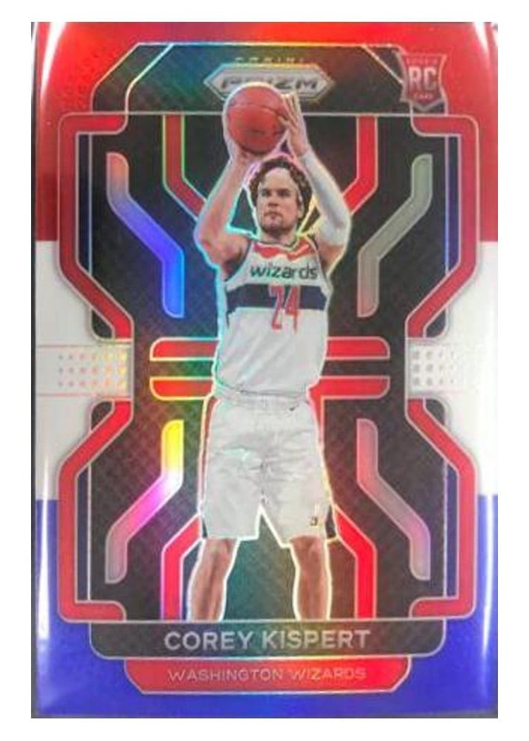 2021-22 Panini Prizm Base Set Corey Kispert #275 card