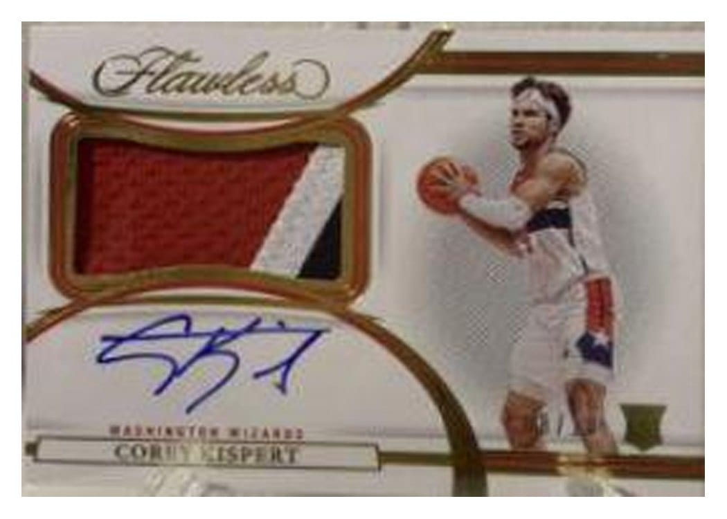 2021 Panini Flawless Corey Kispert #69 card
