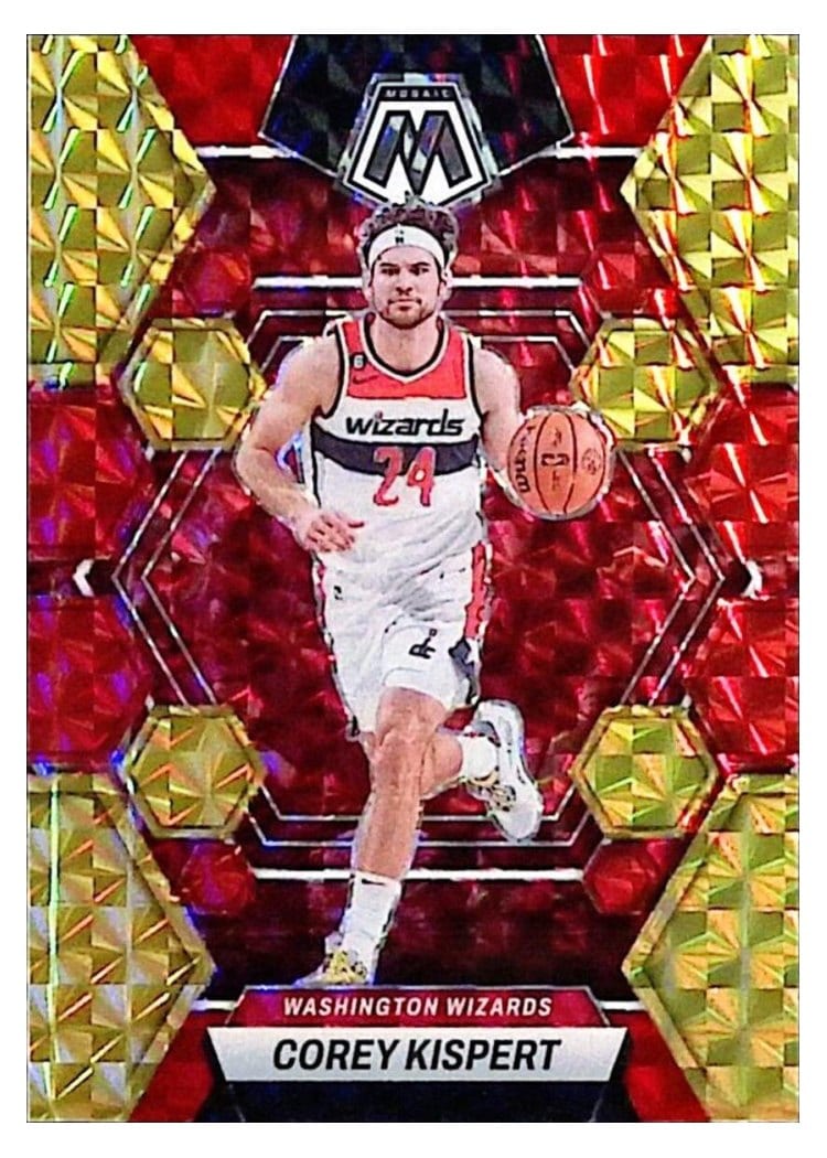 2022-23 Panini Mosaic Base Set Corey Kispert #75 card