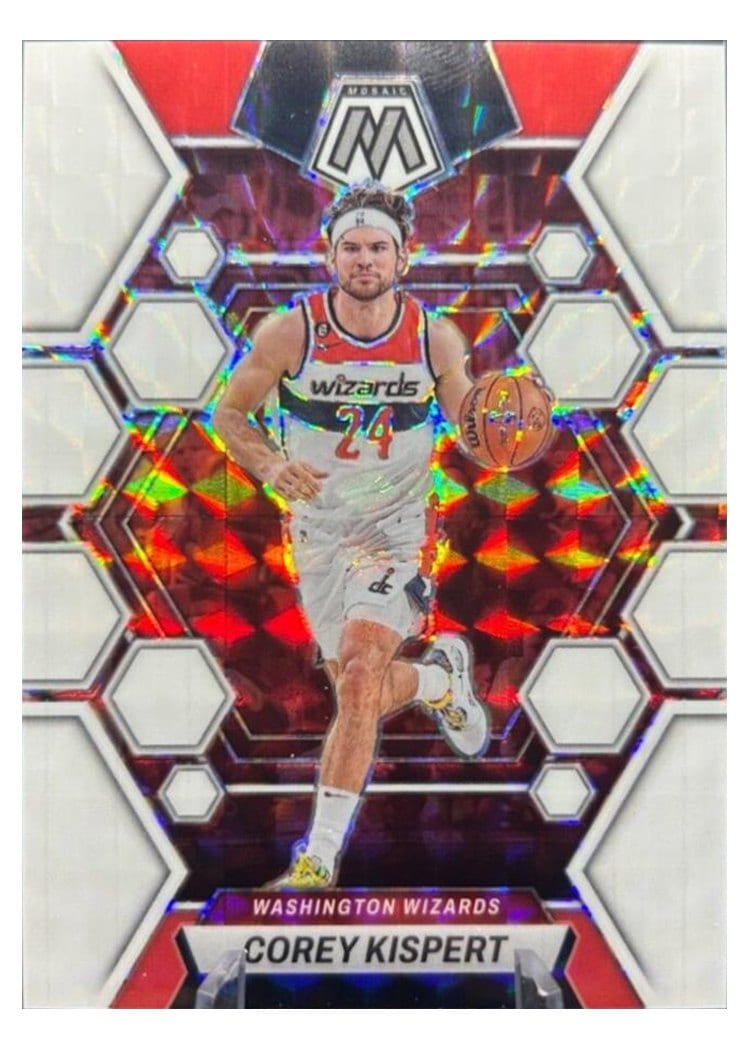 2022-23 Panini Mosaic Base Set Corey Kispert #75 card