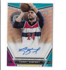 2023-24 Topps Chrome Certified Autographs Corey Kispert #CA-CK card
