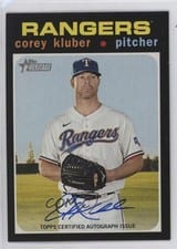 2020 Topps Heritage Real One Autographs Corey Kluber #ROA-CK card