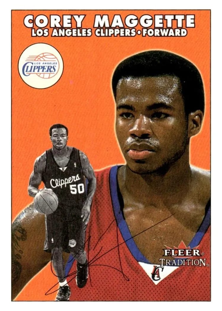 2000 Fleer Tradition Corey Maggette #42 card