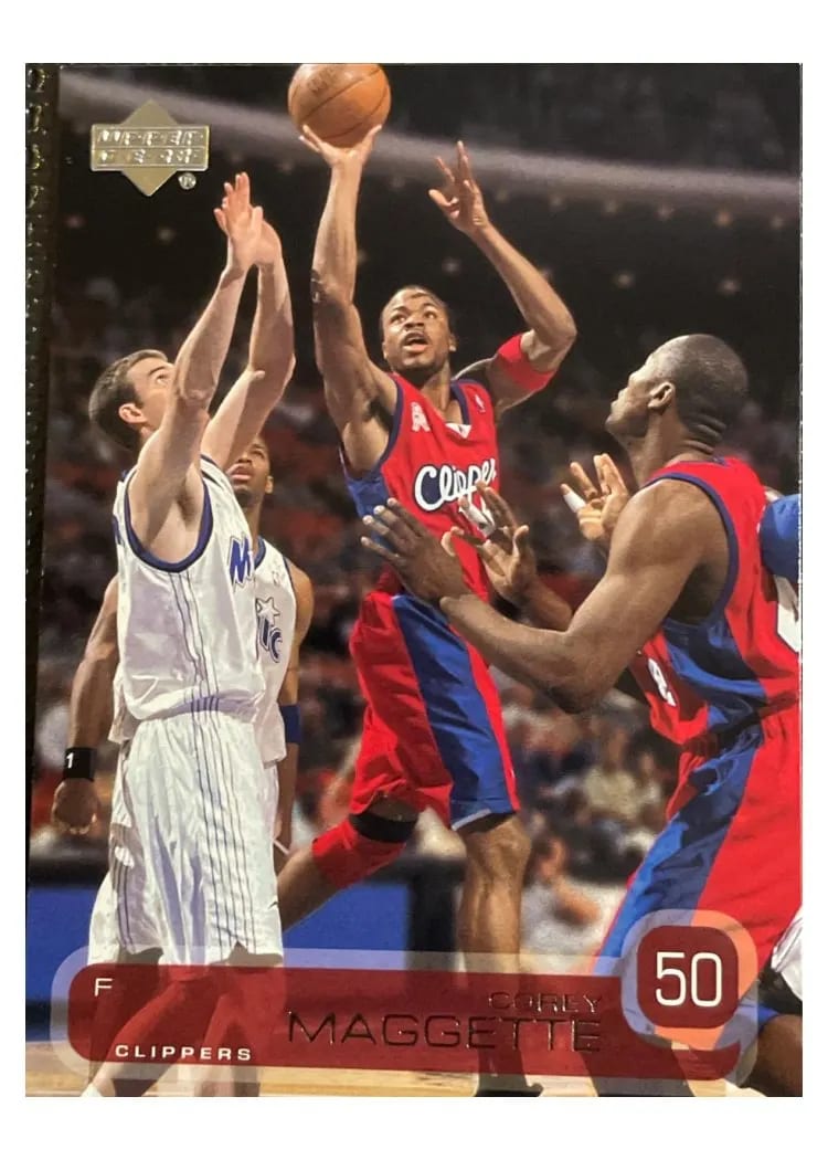 2002 Upper Deck Corey Maggette #65 card