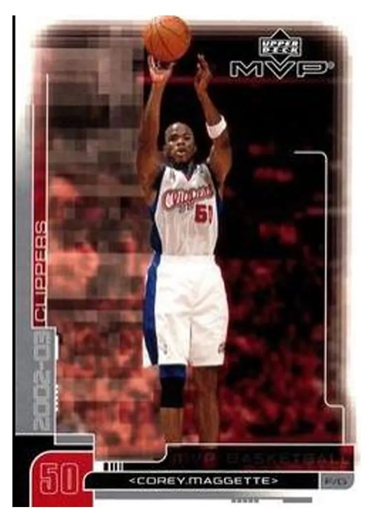 2002 Upper Deck MVP Corey Maggette #76 card