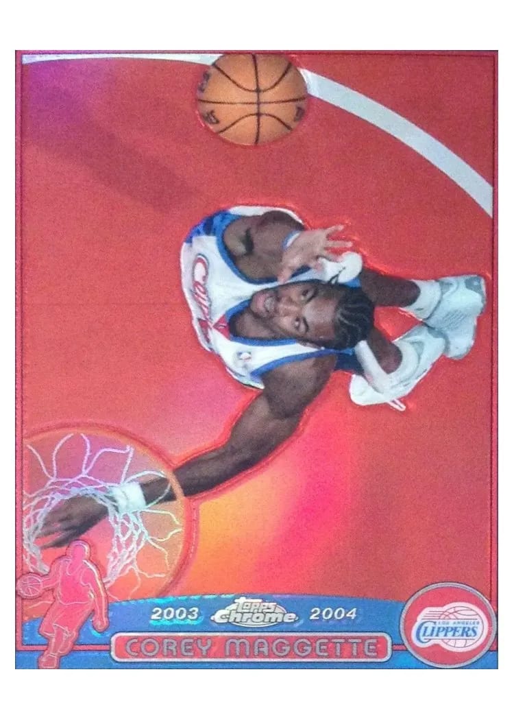 2003 Topps Chrome Corey Maggette #83 card