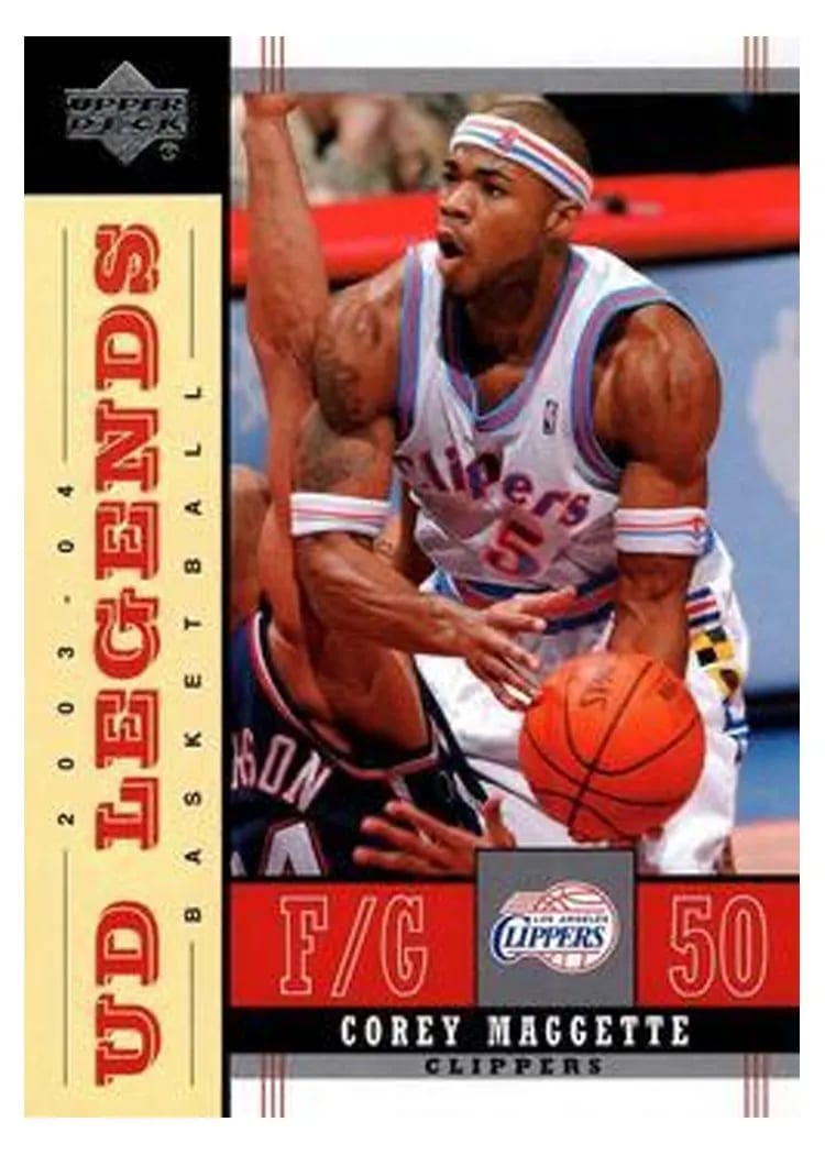 2003 Upper Deck Legends Corey Maggette #33 card