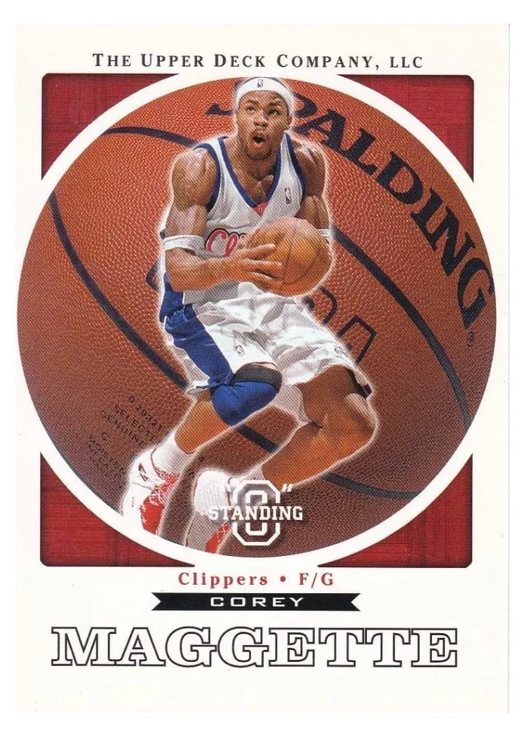 2003 Upper Deck Standing O Corey Maggette #31 card