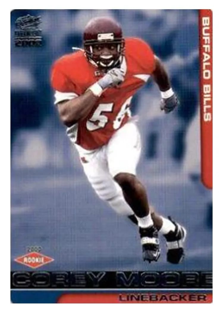 2000 Pacific Paramount Corey Moore #27 card