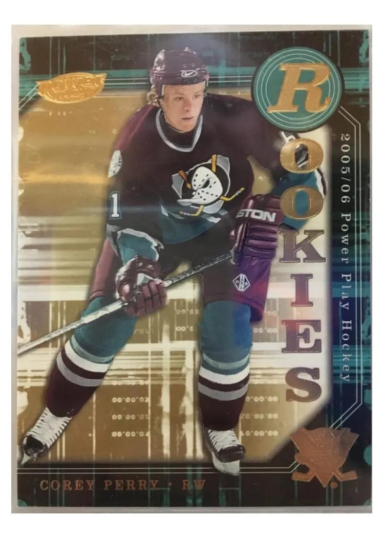 2005 Upper Deck Power Play Corey Perry #153 card