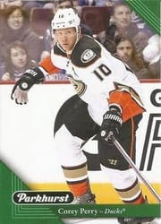 2017-18 Parkhurst Base Set Corey Perry #2 card