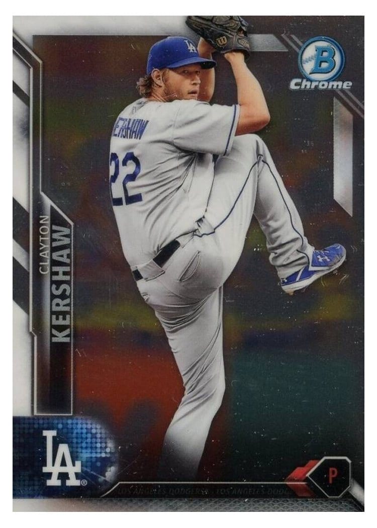 2016 Bowman Chrome Base Set Corey Seager #40 card