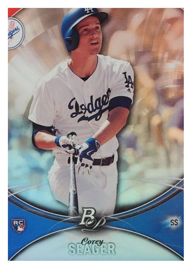 2016 Bowman Platinum Base Set Corey Seager #40 card