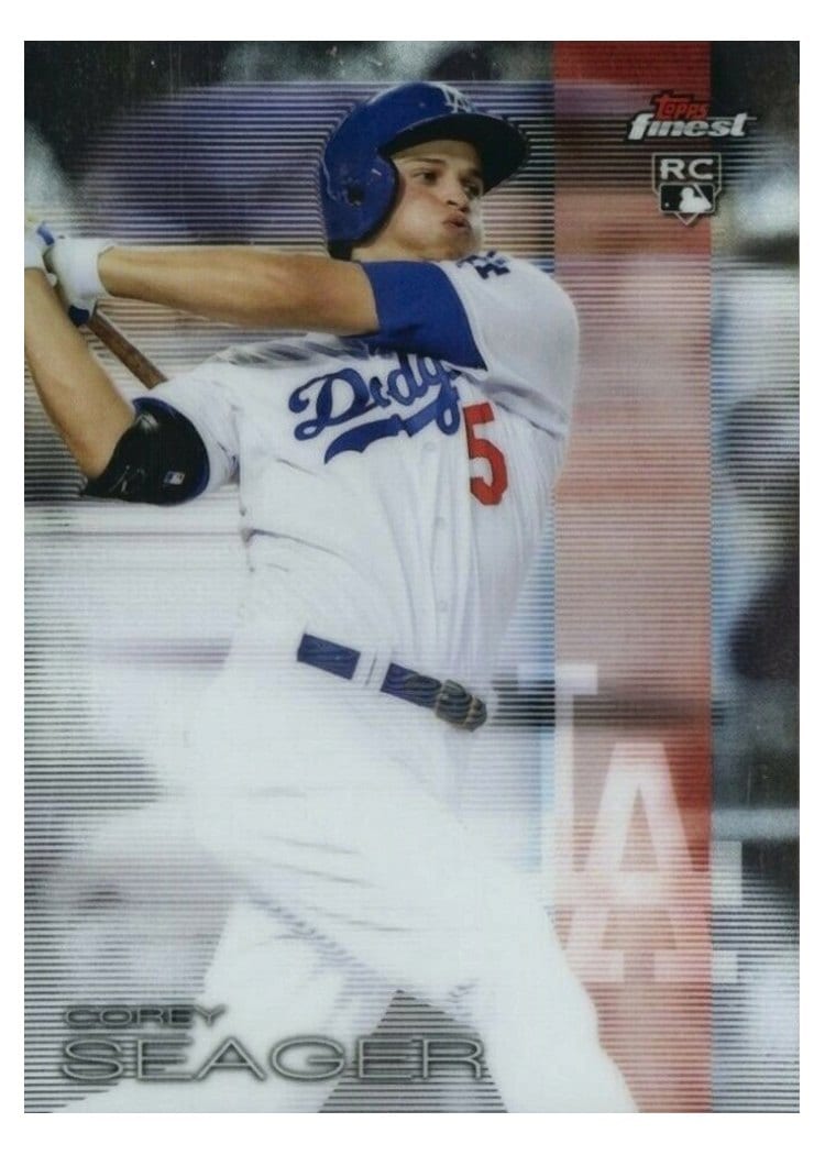 2016 Finest Base Set Corey Seager #58 card