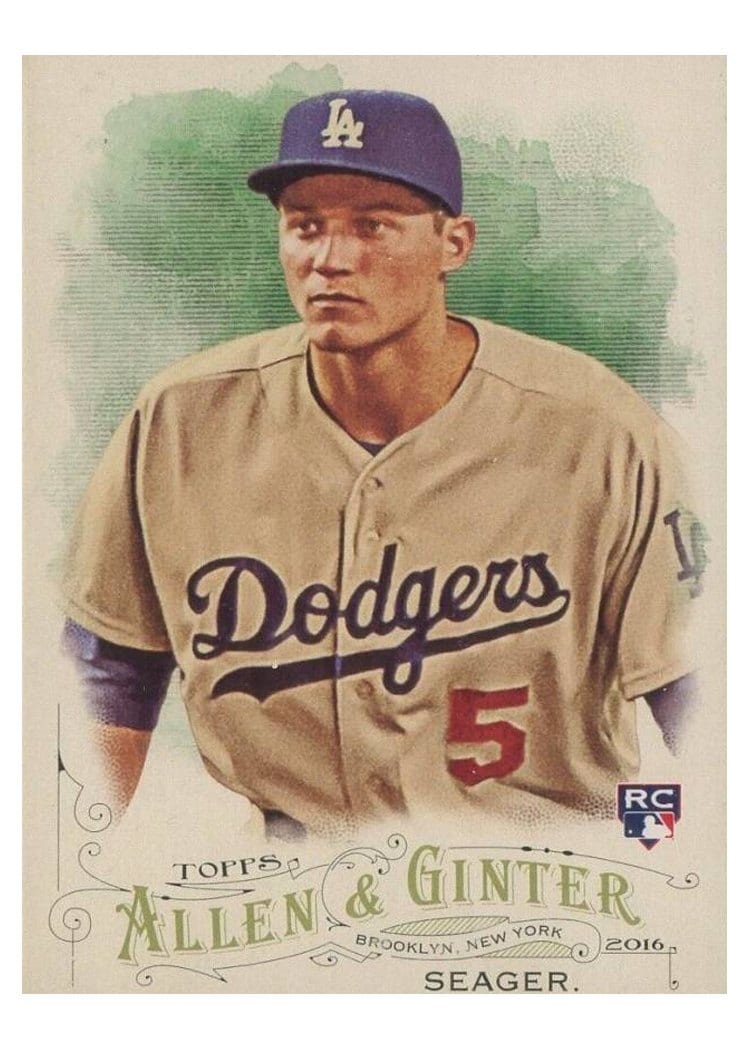 2016 Topps Allen & Ginter Base Set Corey Seager #121 card