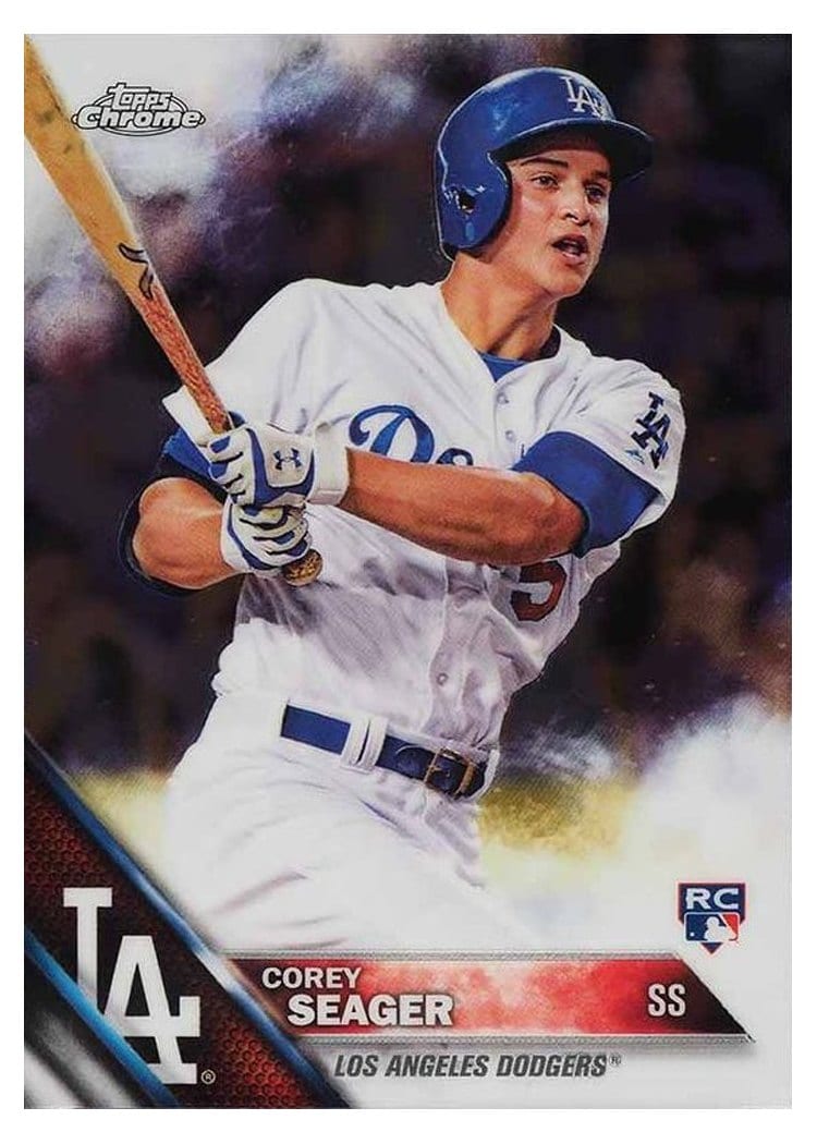 2016 Topps Chrome Base Set Corey Seager #150 card