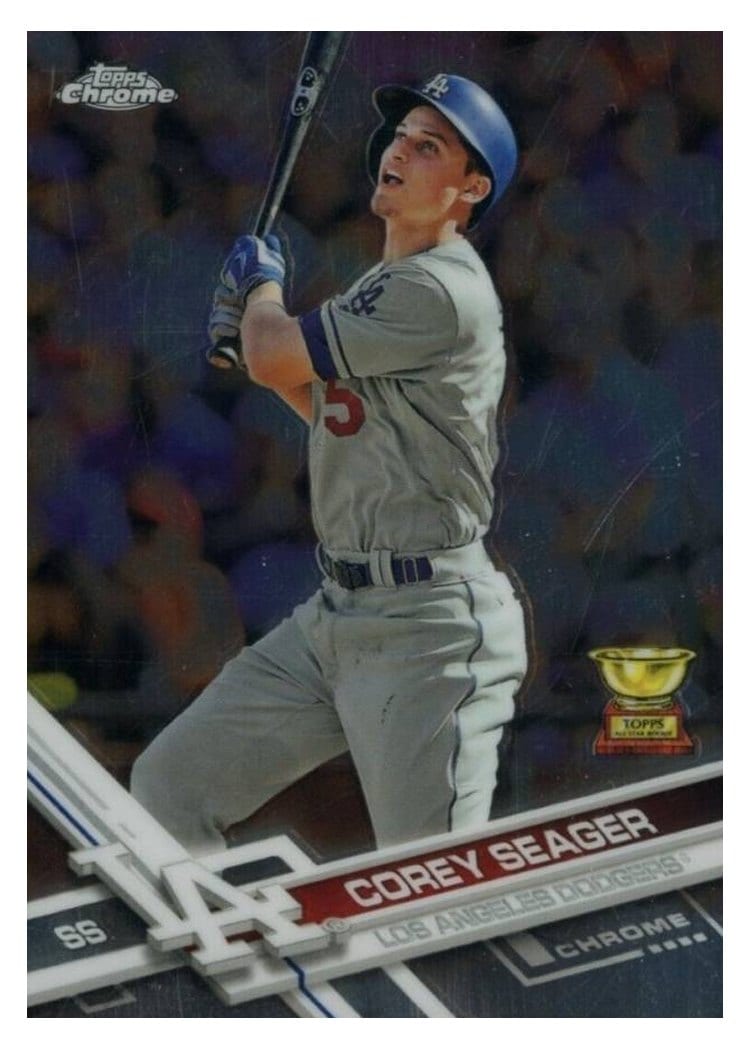2017 Topps Chrome Base Set Corey Seager #50 card