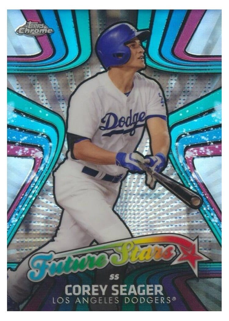2017 Topps Chrome Future Stars Corey Seager #FS-15 card
