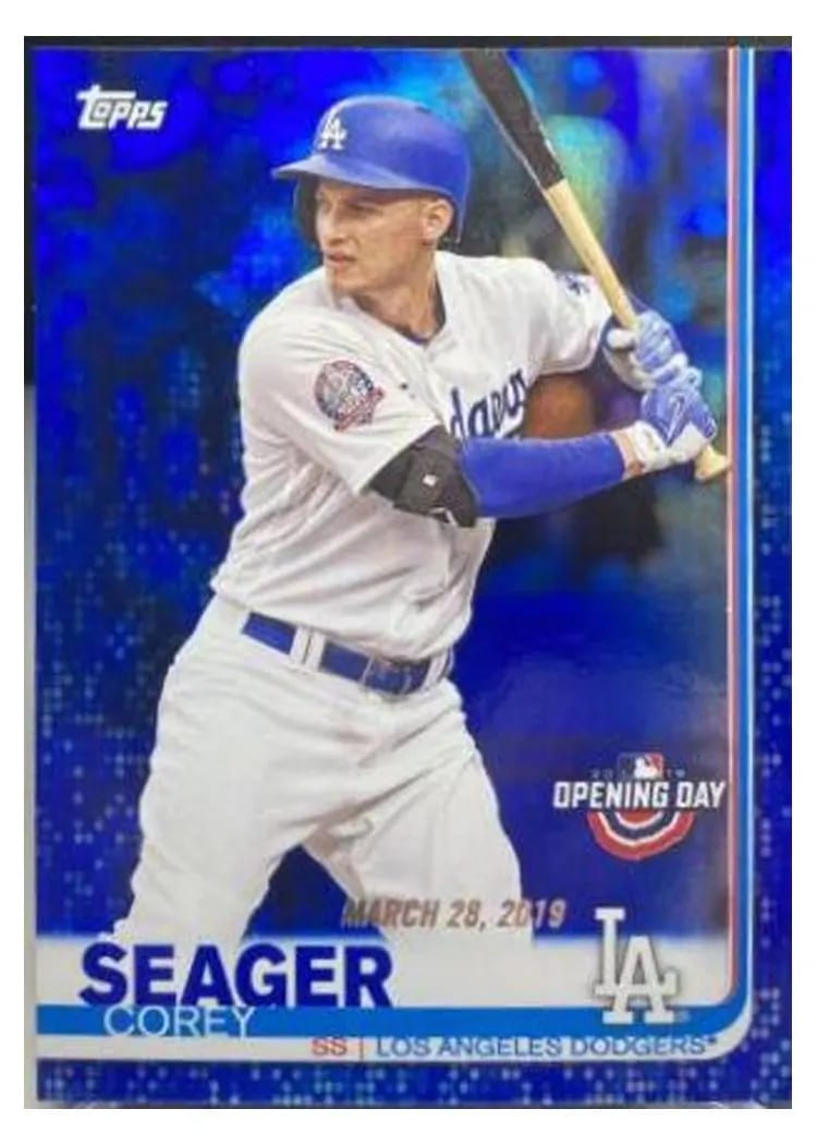 2019 Topps Opening Day Base Set Corey Seager #5 card