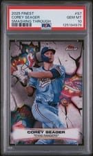 2025 Finest Smashing Through Corey Seager #S-7 card