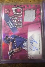 2025 Topps Pristine Popular Demand Autograph Relics Corey Seager #PPDAR-CS card
