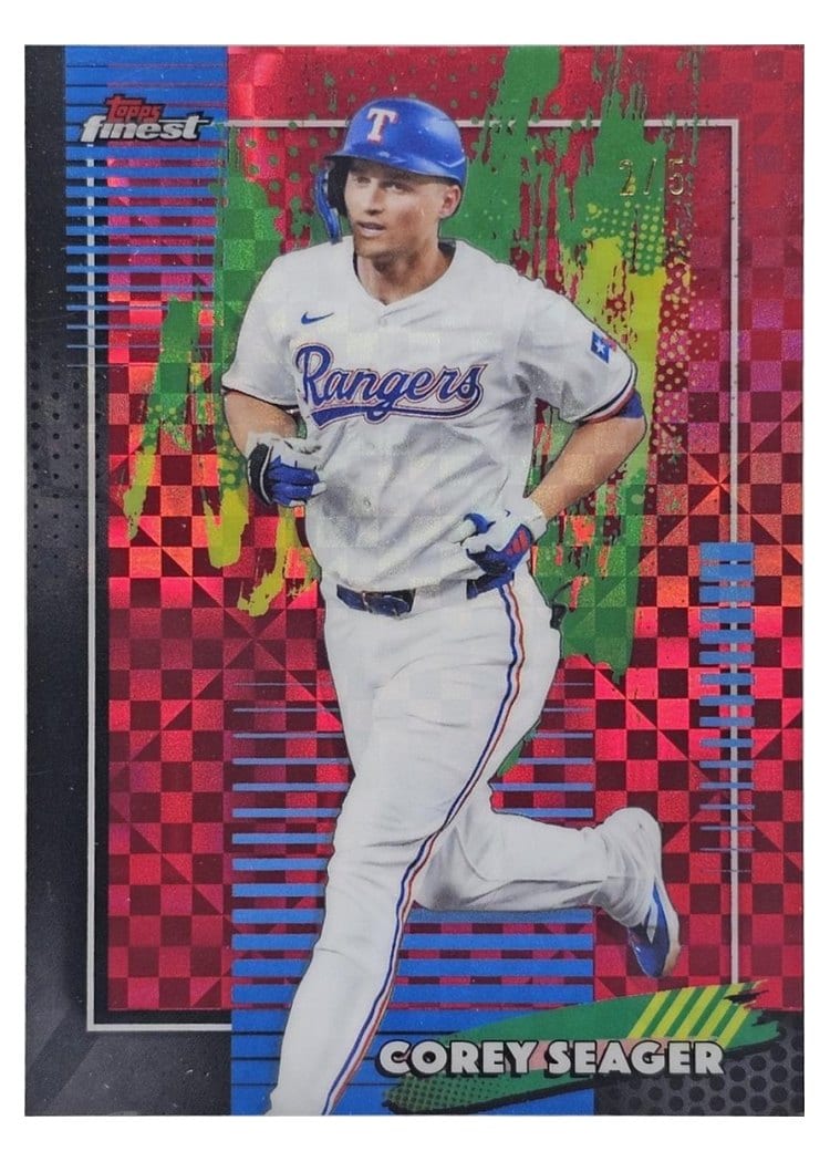 2026 Topps Finest Corey Seager Red X-Fractor #63 card