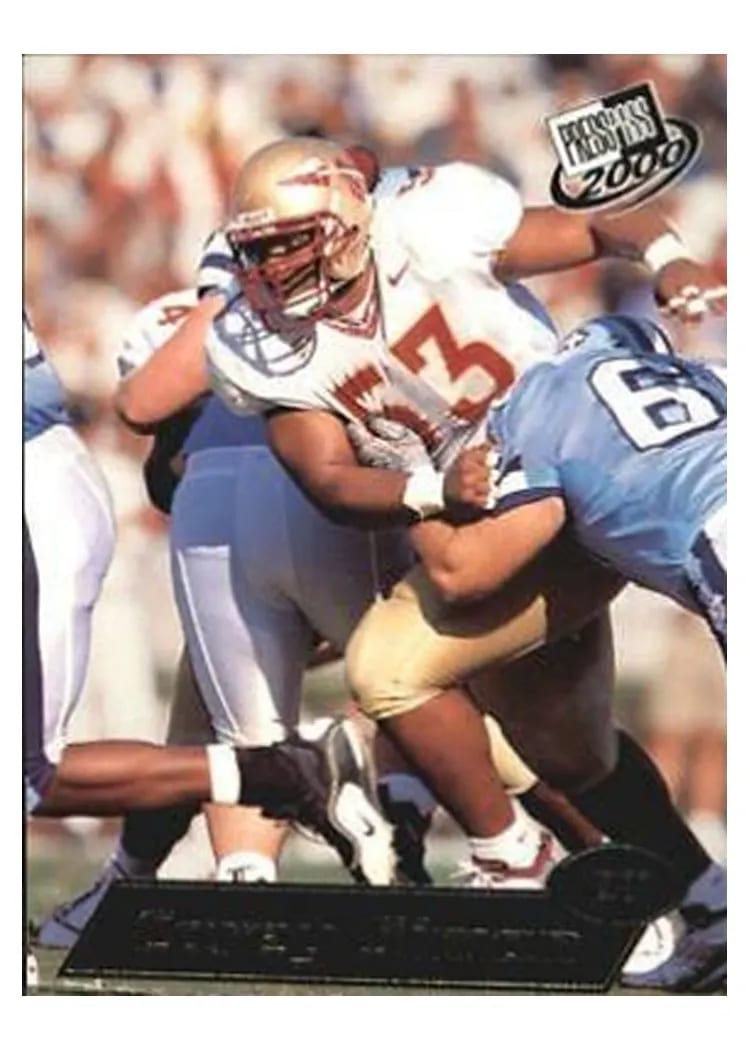 2000 Press Pass Corey Simon #9 card