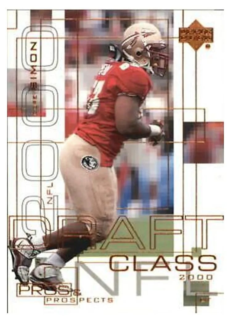 2000 Upper Deck Pros & Prospects Corey Simon #90 card