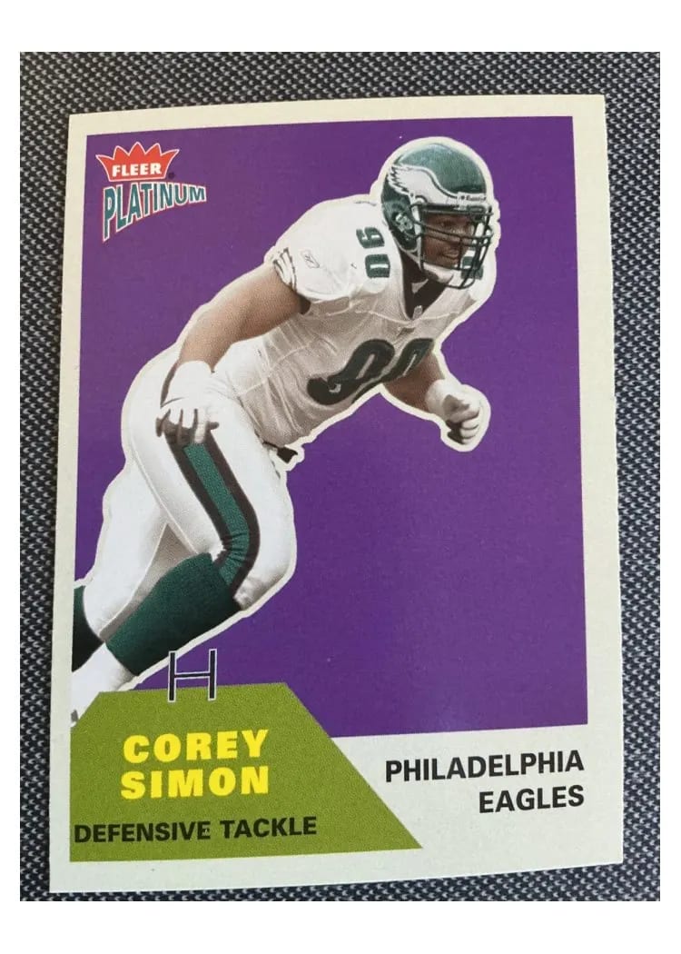 2002 Fleer Platinum Corey Simon #52 card