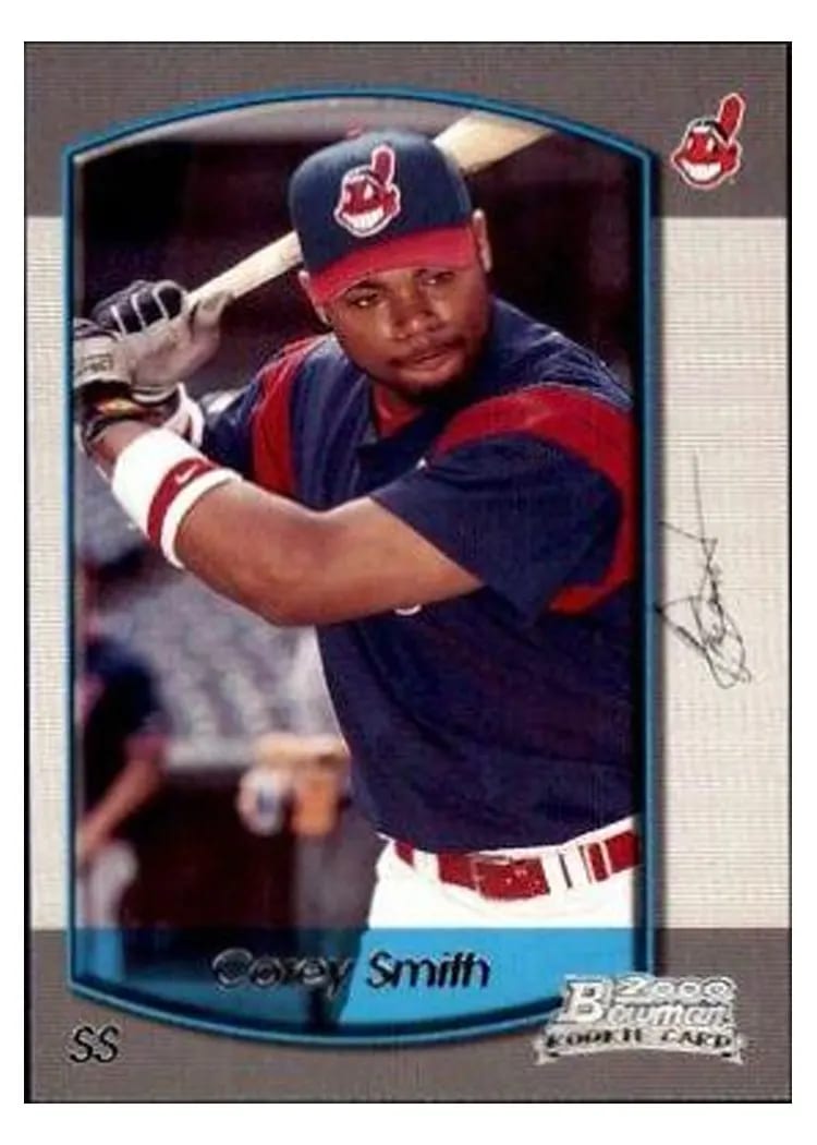 2000 Bowman Draft Picks Corey Smith #90 card