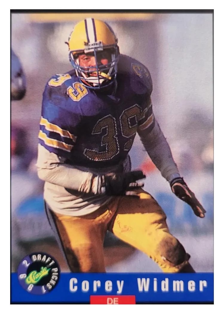 1992 Classic Draft Picks Corey Widmer #69 card