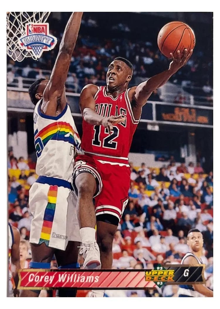 1992 Upper Deck Corey Williams #18 card