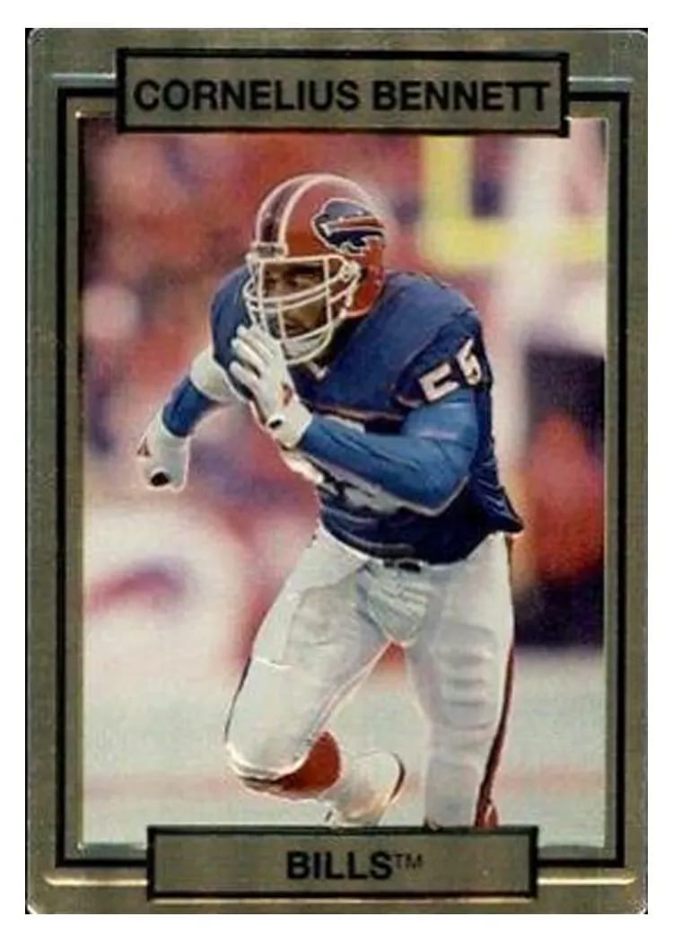 1990 Action Packed Cornelius Bennett #11 card
