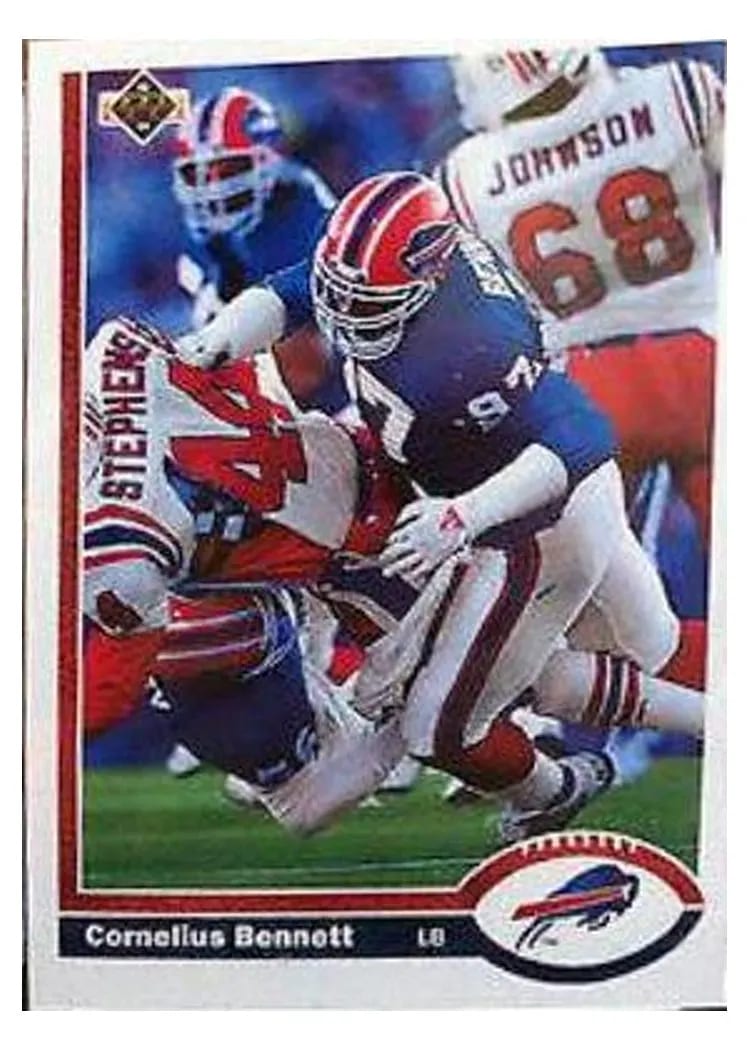 1991 Upper Deck Cornelius Bennett #41 card