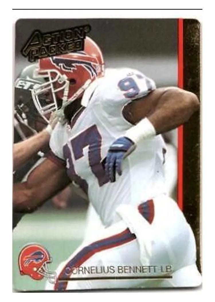 1992 Action Packed Cornelius Bennett #12 card