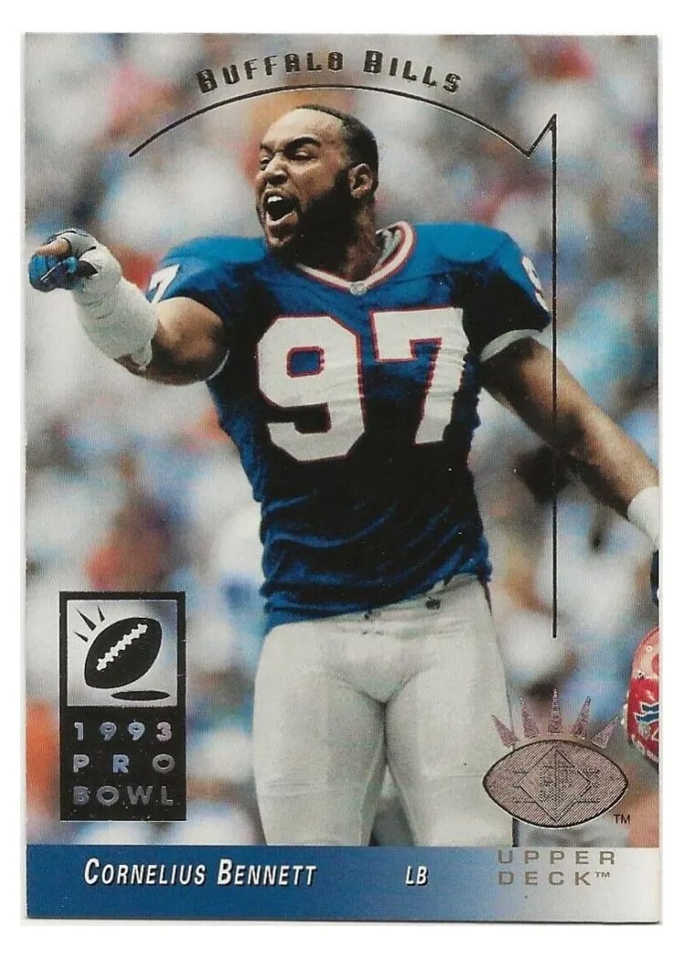 1993 SP Cornelius Bennett #28 card