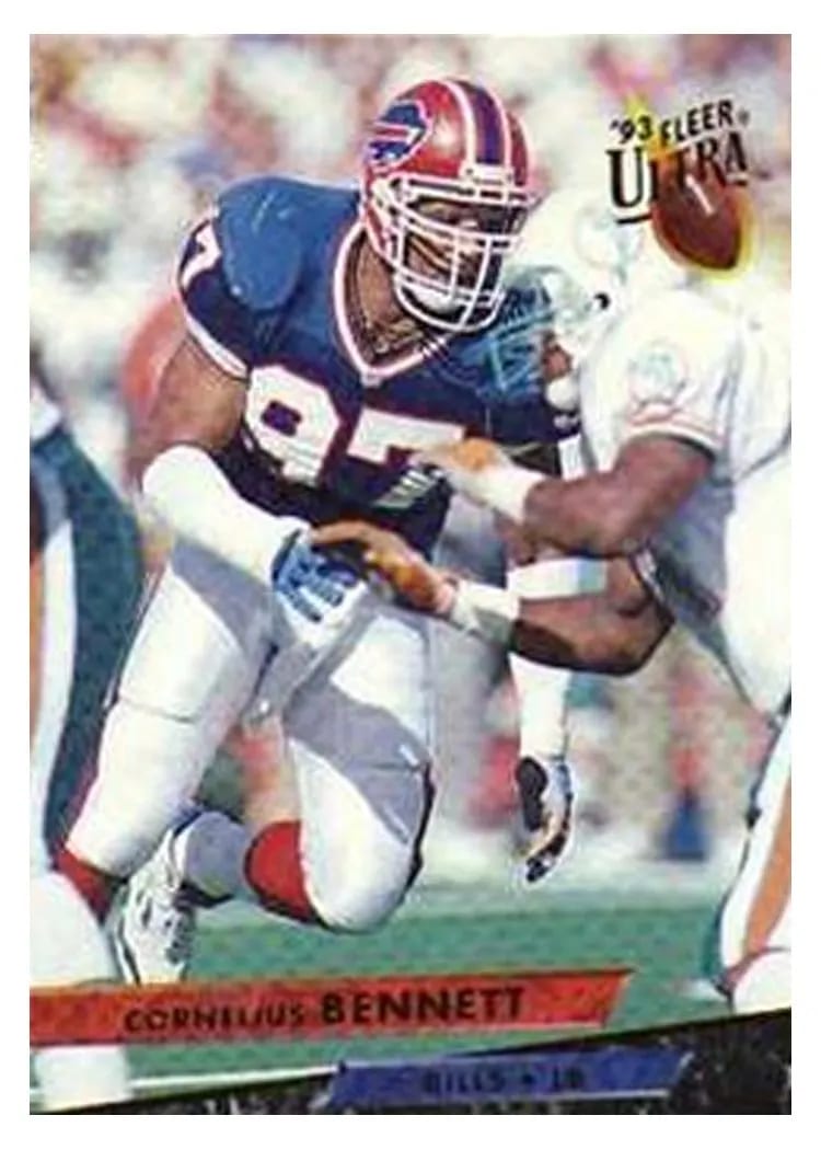 1993 Ultra Cornelius Bennett #21 card
