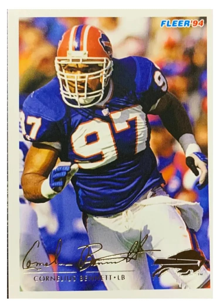 1994 Fleer Cornelius Bennett #36 card
