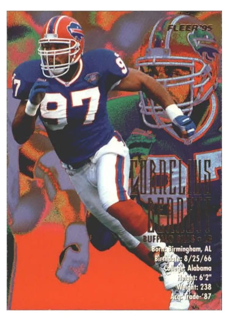 1995 Fleer Cornelius Bennett #28 card