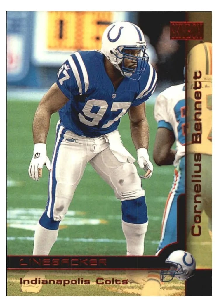 2000 Skybox Cornelius Bennett #126SR card