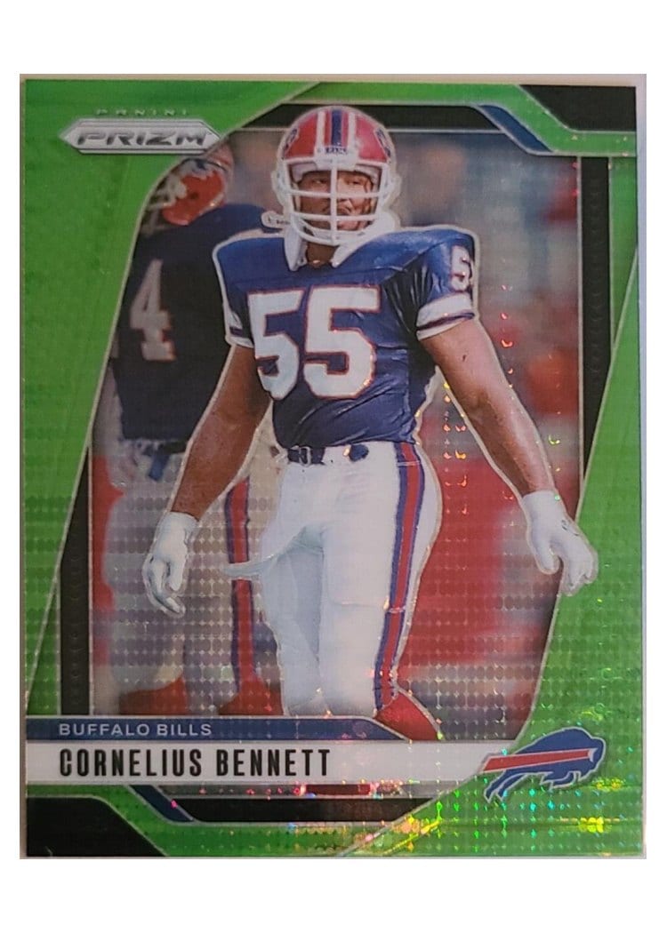 2024 Panini Prizm Base Set Cornelius Bennett Neon Green Pulsar #36 card
