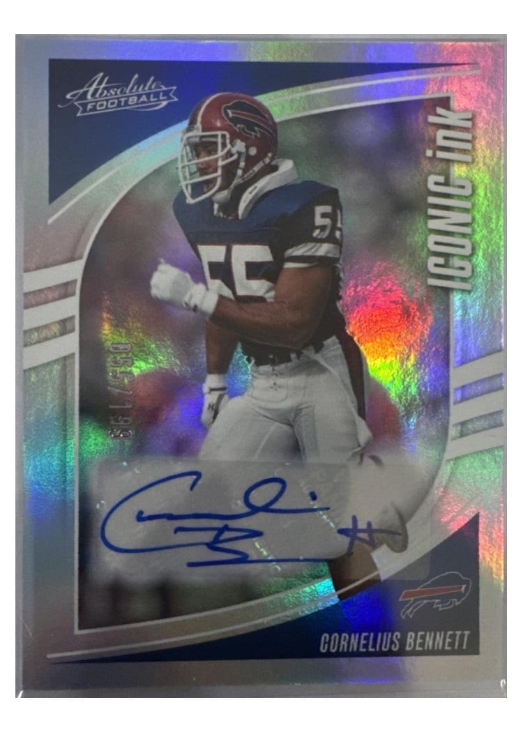 2025 Panini Absolute Iconic Ink Cornelius Bennett #II-CBT card