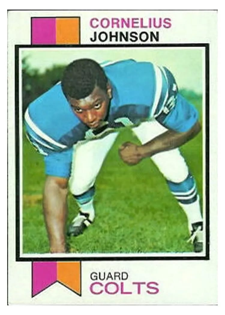 1973 Topps Cornelius Johnson #314 card
