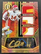2021 Panini Gold Standard Rookie Jersey Autographs Triple Cornell Powell #290 card