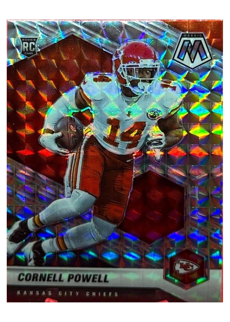 2021 Panini Mosaic Base Set Cornell Powell #340 card